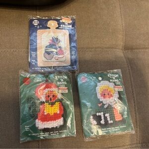 BUNDLE Vintage cross stitch crafts NIP